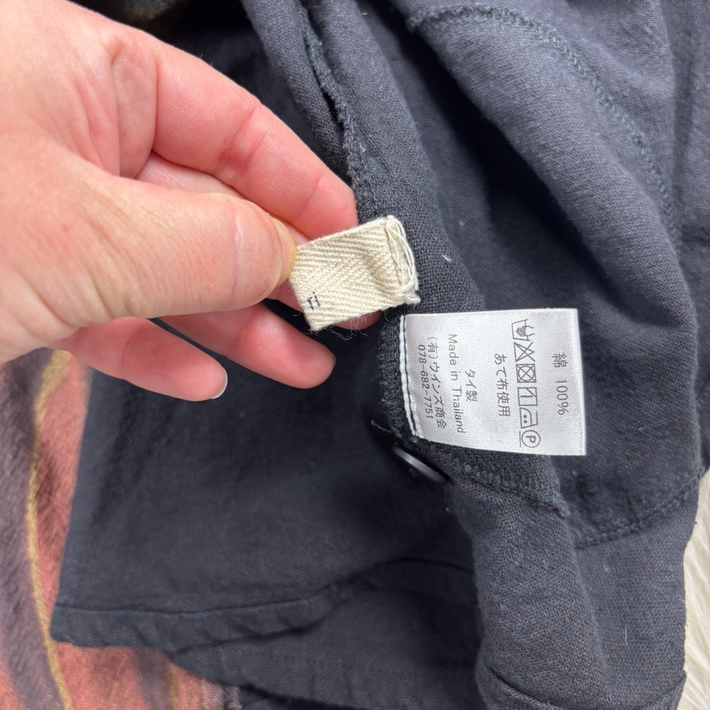 Ki Na Ri Women's OS Colorblock Cotton Tunic Tank Art to Wear Lagenlook - Picture 5 of 6